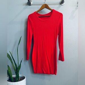 Elegant Red Women's Dress